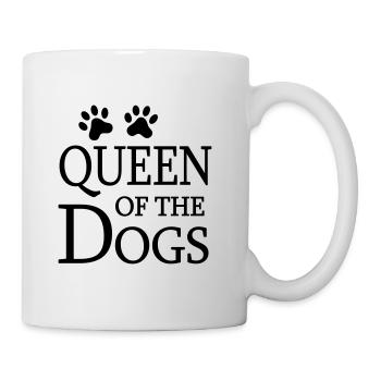 Dog paw print dog paw female dog mom - Mug - white - Right