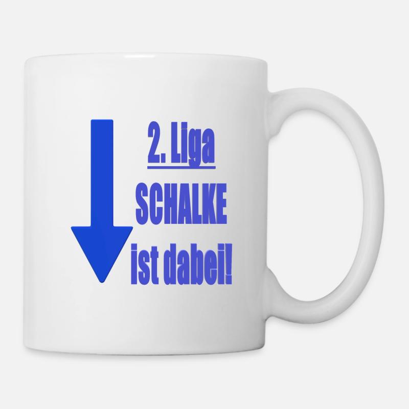 Abstieg Schalke - Tasse - Weiß