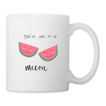 Melon saying face - Mug - white - Right