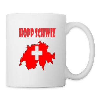 Schweiz Design - Tasse - Weiß - Rechts