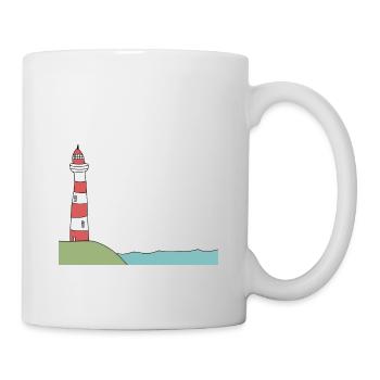Lighthouse Sea - Mug - white - Right