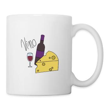 Wein - Tasse - Weiß - Rechts
