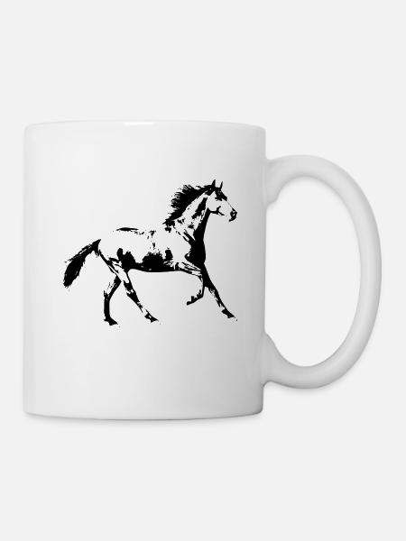 Pferd Hobby Reiten Pferde Stall Pferdesport - Tasse - Weiß
