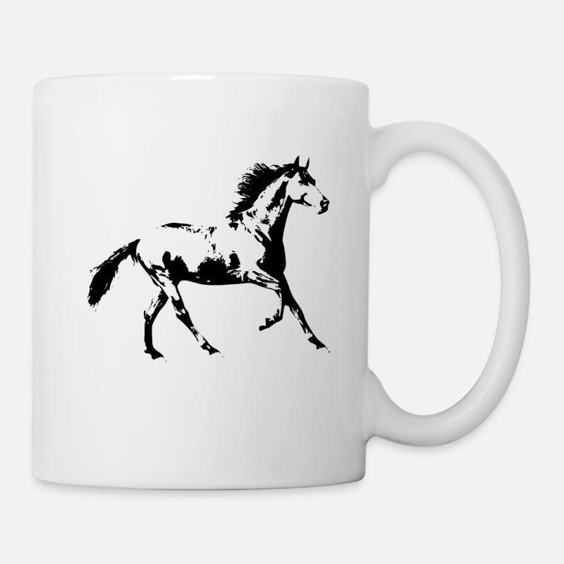 Cheval Hobby Équitation Écurie Sport équestre - Mug blanc - blanc