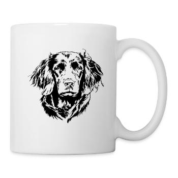 CHIEN DE CHASSE ALLEMAND Chien de chasse Chiens de chasse Wilsigns - Mug blanc - blanc - Droite