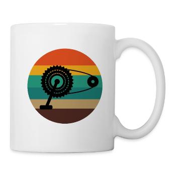 Fahrrad Fahrrad - Tasse - Weiß - Rechts
