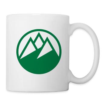 Logo montagne - Mug blanc - blanc - Droite