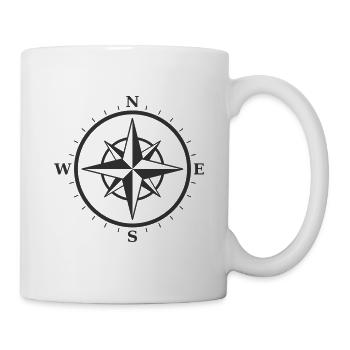 Compass logo - Mug - white - Right