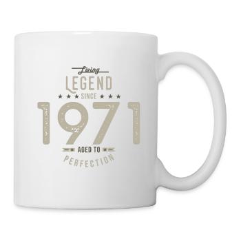 legend since 1971 birthday gift 52 years - Mug - white - Right