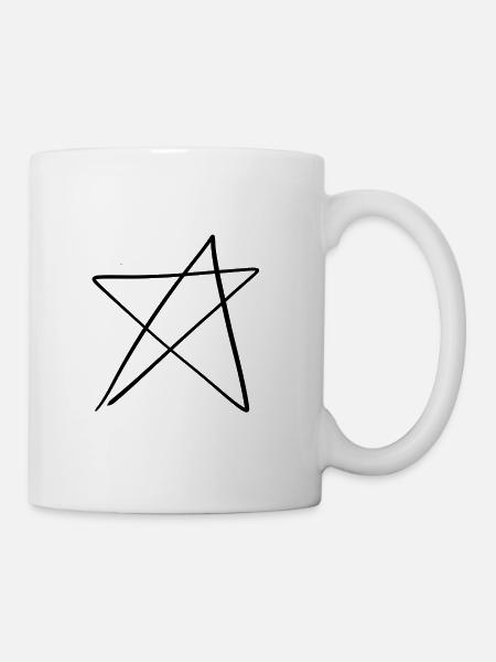 Forme d’étoile - Mug blanc - blanc