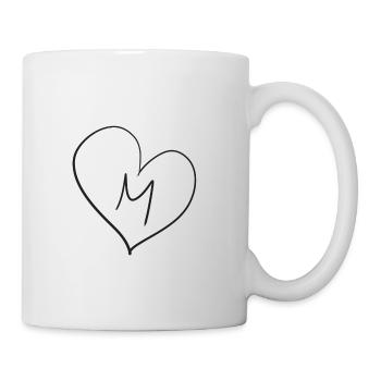 Herz Buchstabe - Tasse - Weiß - Rechts