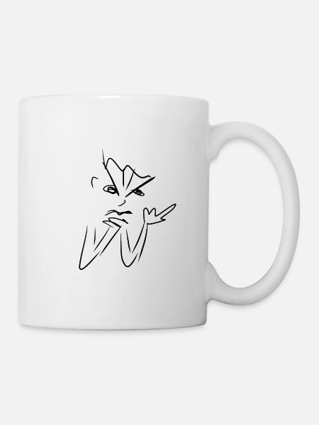 Colère en colère - Mug blanc - blanc
