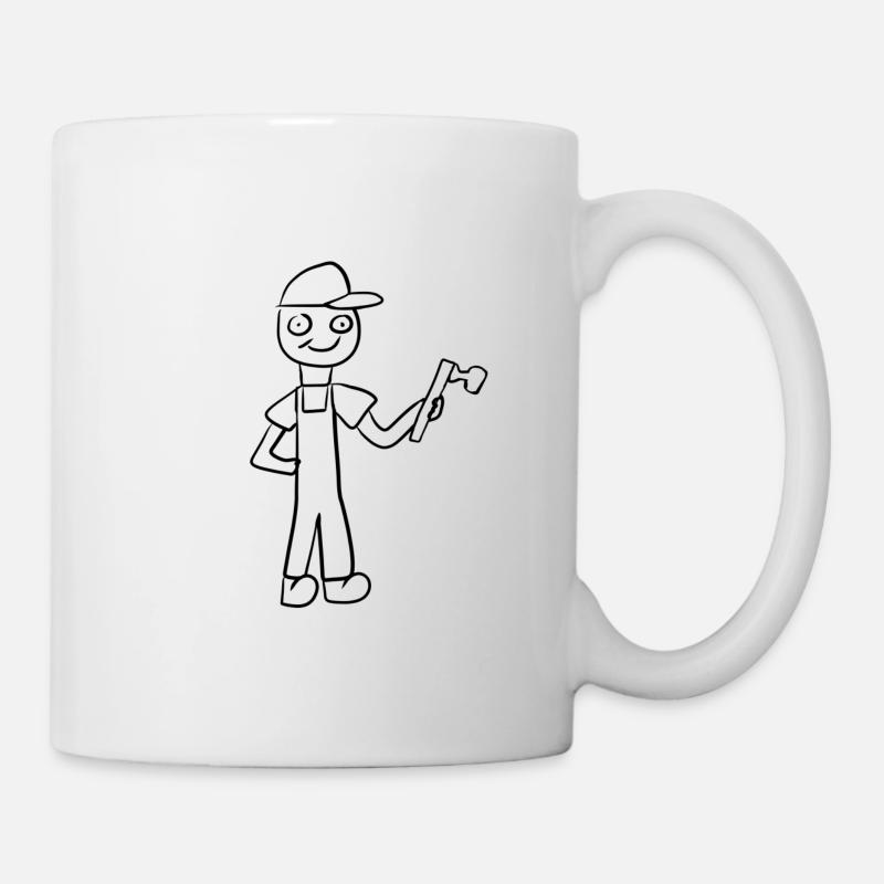 Handwerker Handwerk - Tasse - Weiß