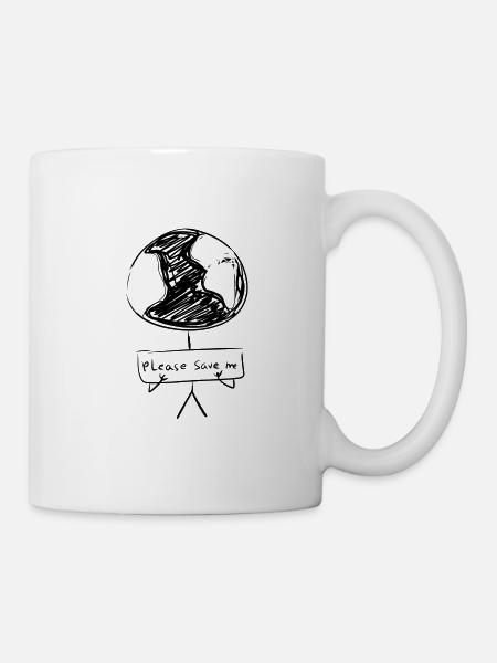 Changement climatique Protection du climat - Mug blanc - blanc
