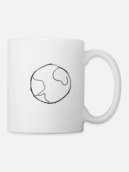 Planet Menschheit - Tasse - Weiß