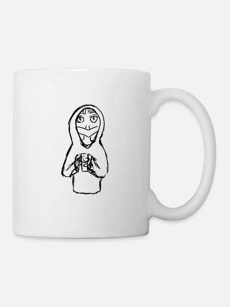 Manga Drawing - Mug - white