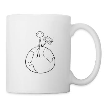 climate protection earth - Mug - white - Right