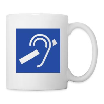 Hearing Symbol - Mug - white - Right