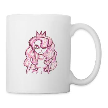 symbole Reine - Mug blanc - blanc - Droite