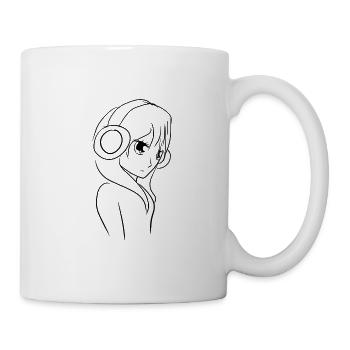 manga anime - Mug blanc - blanc - Droite