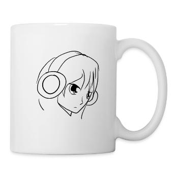manga anime - Tasse - Weiß - Rechts