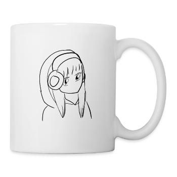 manga anime - Mug blanc - blanc - Droite