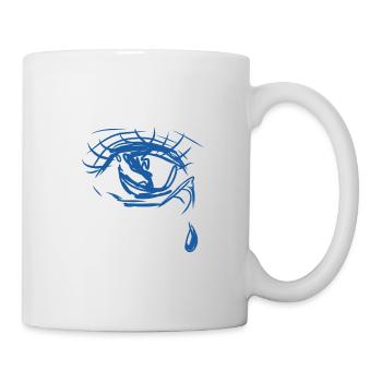 sad tear - Mug - white - Right