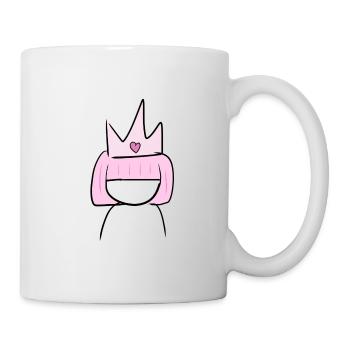 reine de la couronne - Mug blanc - blanc - Droite