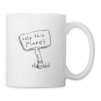 climate change climate - Mug - white - Right