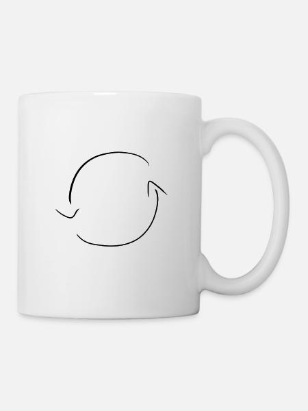 kreislauf kreis - Tasse - Weiß