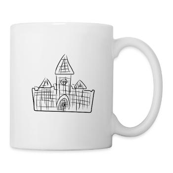 castle walls - Mug - white - Right