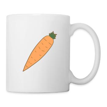 carrot vegetables - Mug - white - Right