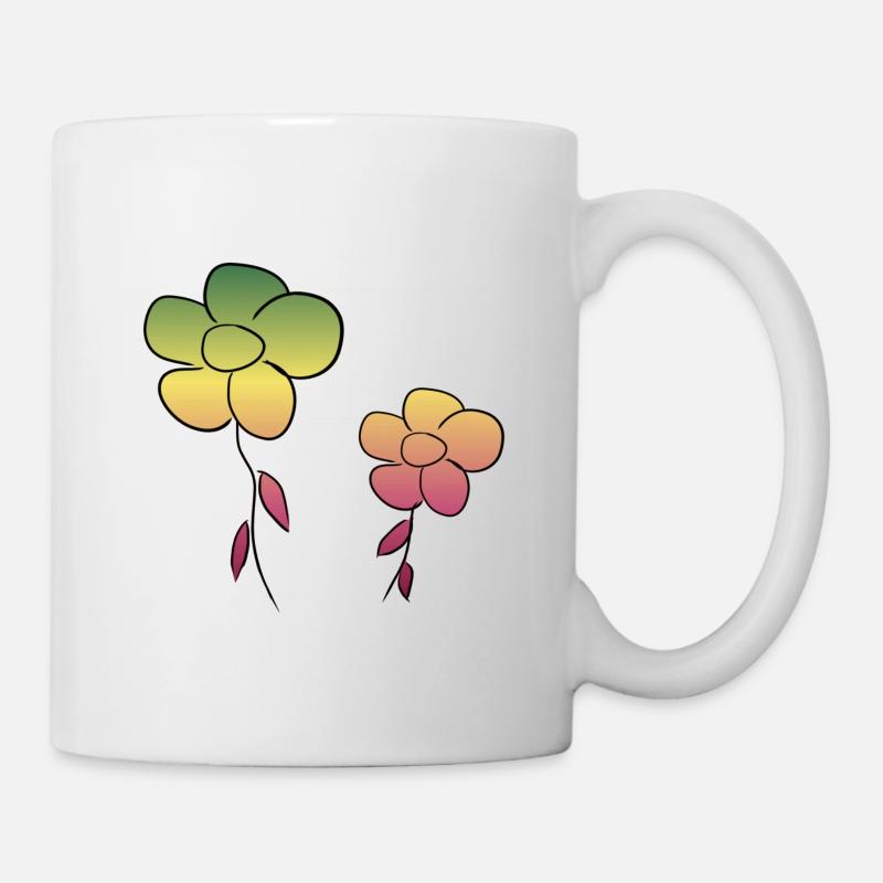 flower flowers - Mug - white