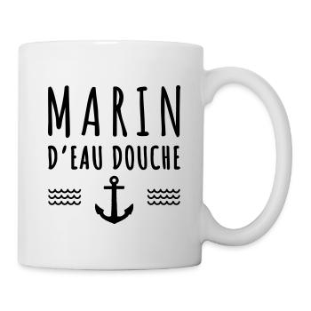 MARIN D'EAU DOUCHE tshirt Moussaillon - Mug blanc - blanc - Droite