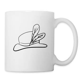 hat spring - Mug - white - Right