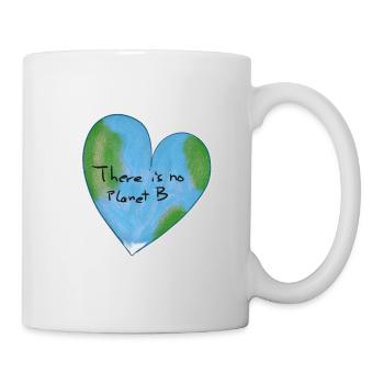 changement climatique cœur protection du climat - Mug blanc - blanc - Droite