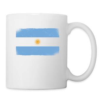 Argentine Drapeau Amérique du Sud Drapeau argentin - Mug blanc - blanc - Droite