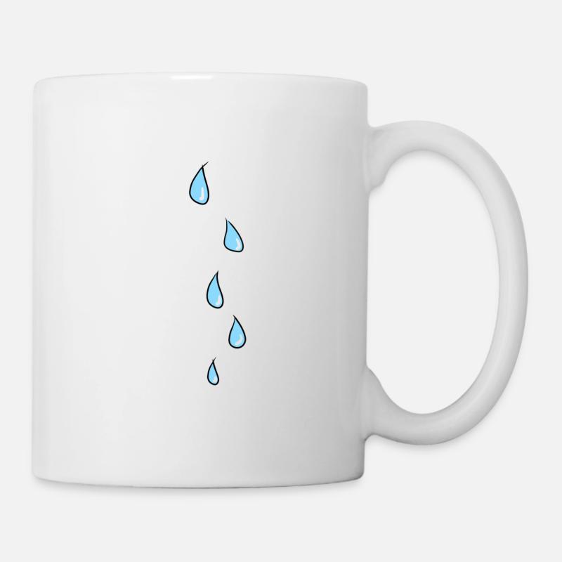 eau de nuage de pluie - Mug blanc - blanc
