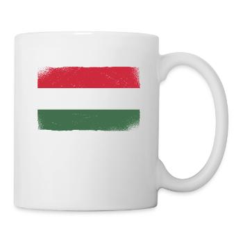 Hungary Flag Hungarian Flag Balaton Hungary - Mug - white - Right