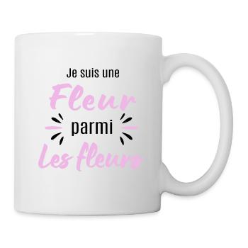Fleuriste fleurs humour idée cadeau pour fleuriste - Mug blanc - blanc - Droite