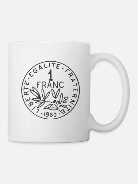 1 franc - Mug blanc - blanc