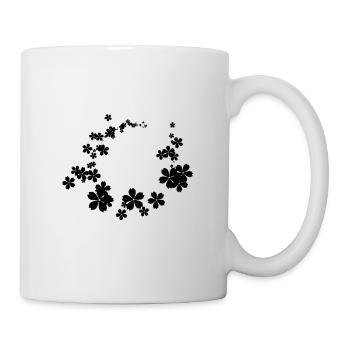 flowers pattern plant plant symbol flower - Mug - white - Right