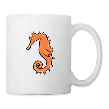 hippocampe animal symbole animaux animal de mer animal - Mug blanc - blanc - Droite