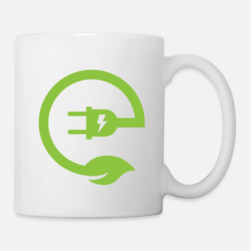 Electric Powered E-Bike - Tasse - Weiß