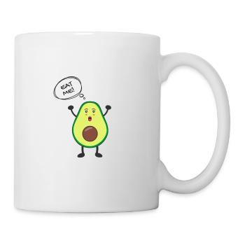 Avocado schreit esse mich! Super süß für Kinder - Tasse - Weiß - Rechts