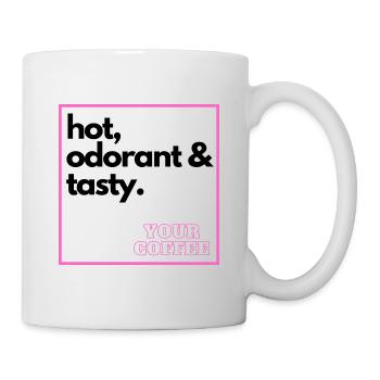 Your coffee - hot, odorant and tasty - Mug - white - Right