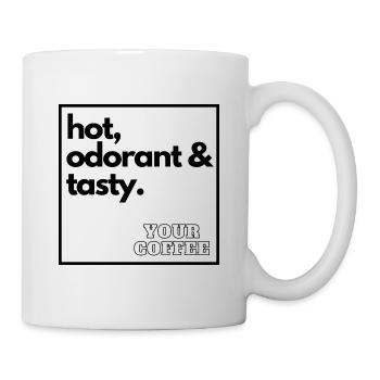 Your coffee - hot, odorant and tasty - Mug - white - Right
