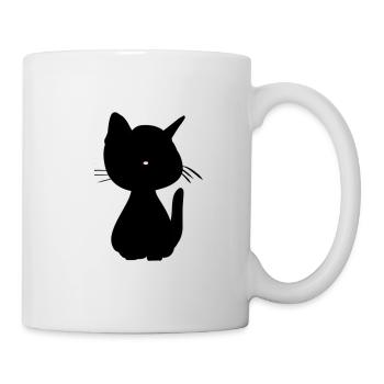 Cat animals cute pet small kawaii - Mug - white - Right