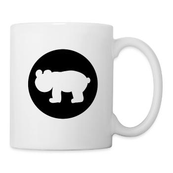 Circle Bear Animal Symbol - Mug - white - Right