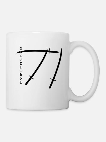 OP III: Santouryu - Style à trois épées - Mug blanc - blanc